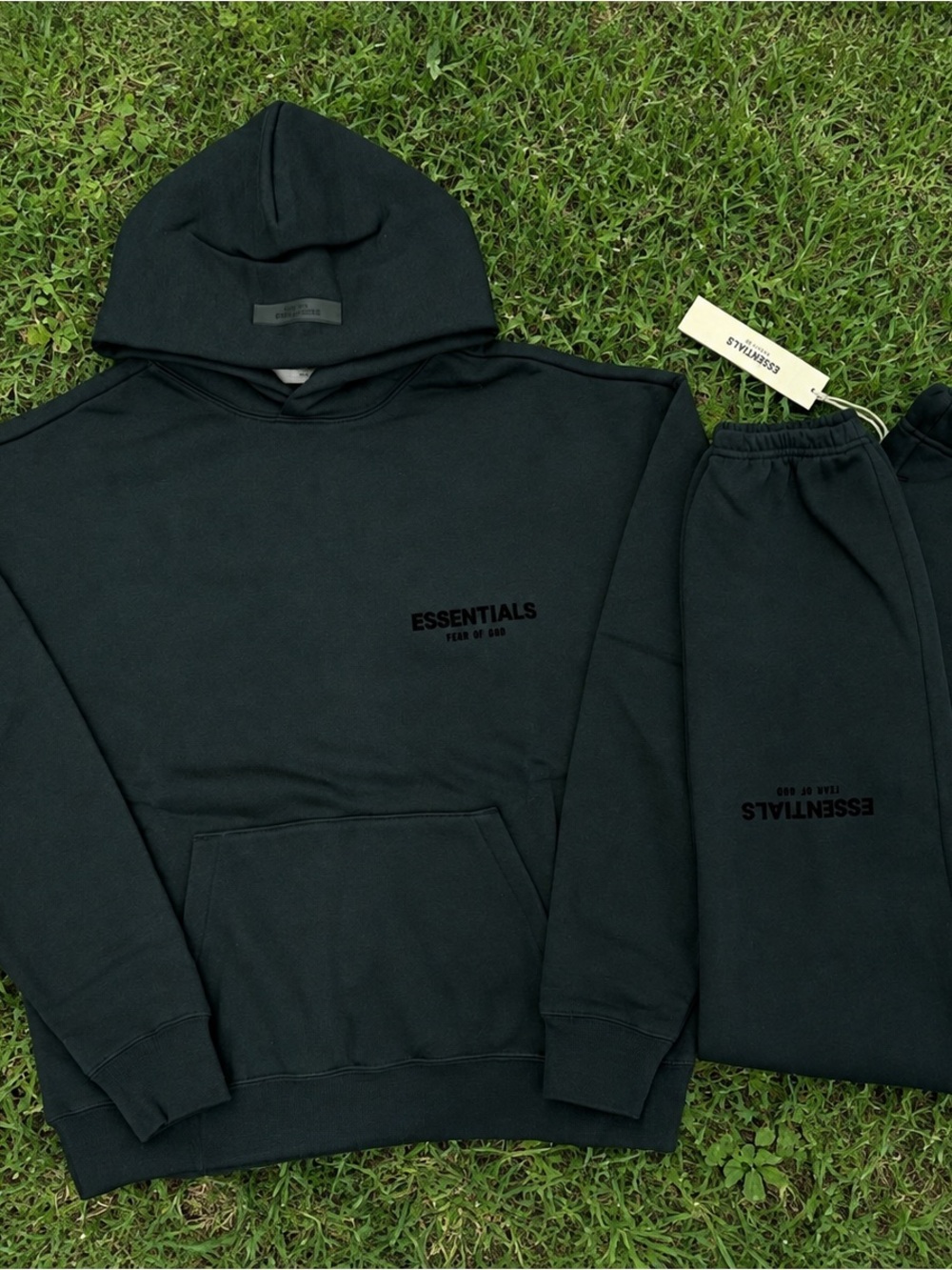 Essentials Fear Of God Stretch Limo Hoodie & Cuffed Sweatpants Set